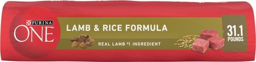 Purina ONE Lamb and Rice Dry Dog Food, 31.1 lb Bag