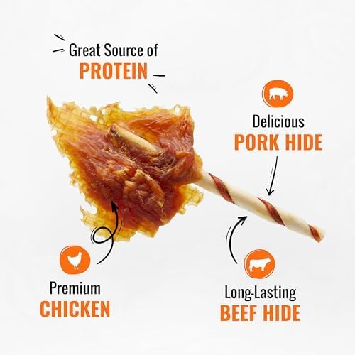 GOOD 'N' FUN Wings Long-Lasting Dog Treat Made with Real Protein, 24 oz