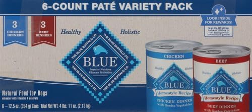 Blue Buffalo Homestyle Recipe Chicken Adult Wet Dog Food, 12.5 oz, 12 ct