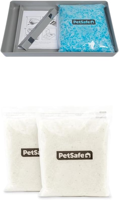 PetSafe ScoopFree Premium Crystal Litter, Lavender Scent, 4.3Lb Bag, 2 Pack