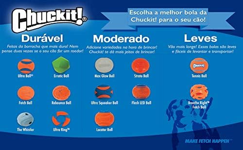 Chuckit! Ultra Ball Dog Toy, Durable Rubber, Medium 2.5-in, 2 Pack