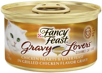 Purina Fancy Feast Gravy Lovers, Poultry & Beef Wet Cat Food, 3oz, 24-Pack