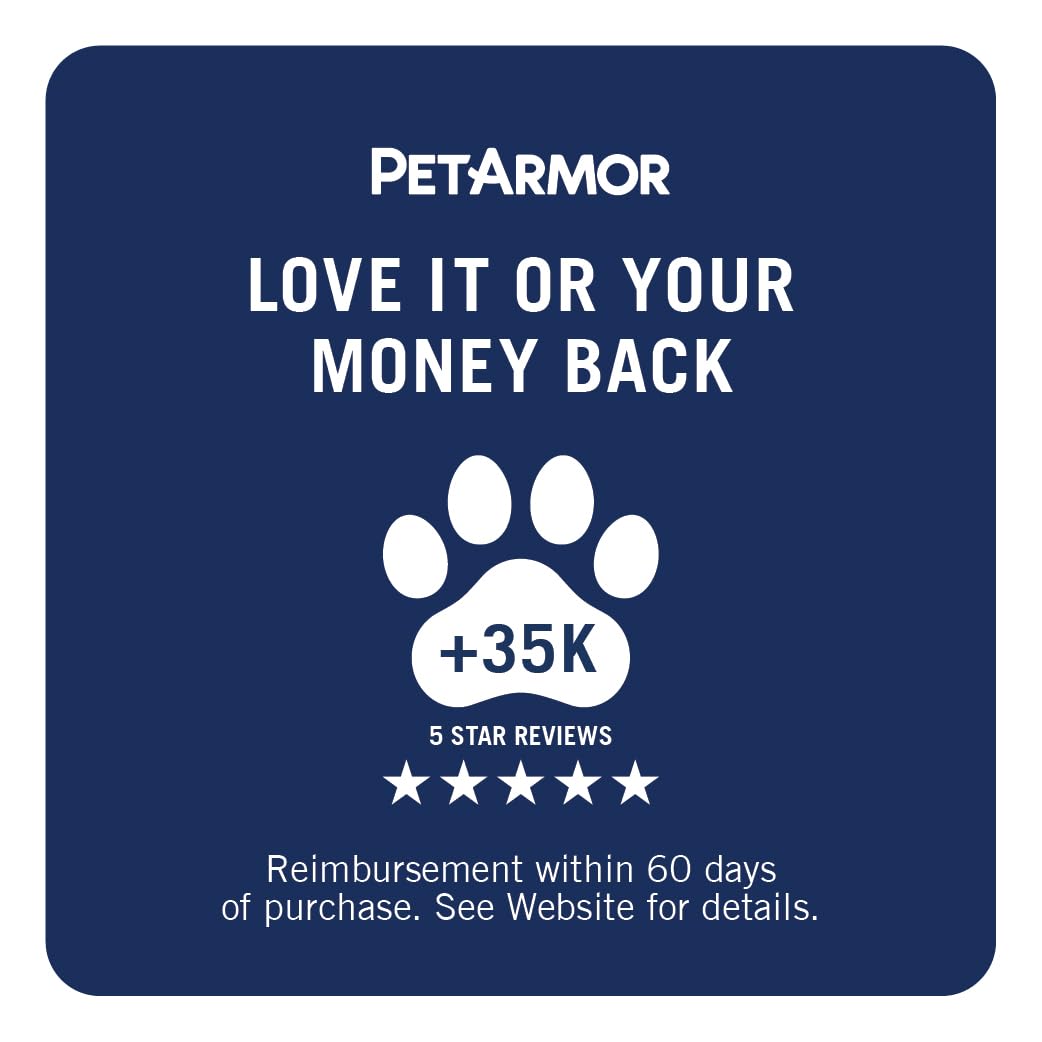 PetArmor Plus Flea and Tick Prevention for Cats, Cat Flea and Tick Treatment, 3 Doses, Waterproof Topical, Fast Acting, Cats Over 1.5 lbs