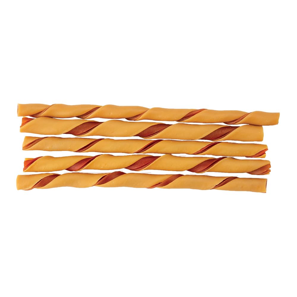 DreamBone Twist Sticks Rawhide-Free Dog Treats With Real Protein, 50 Count