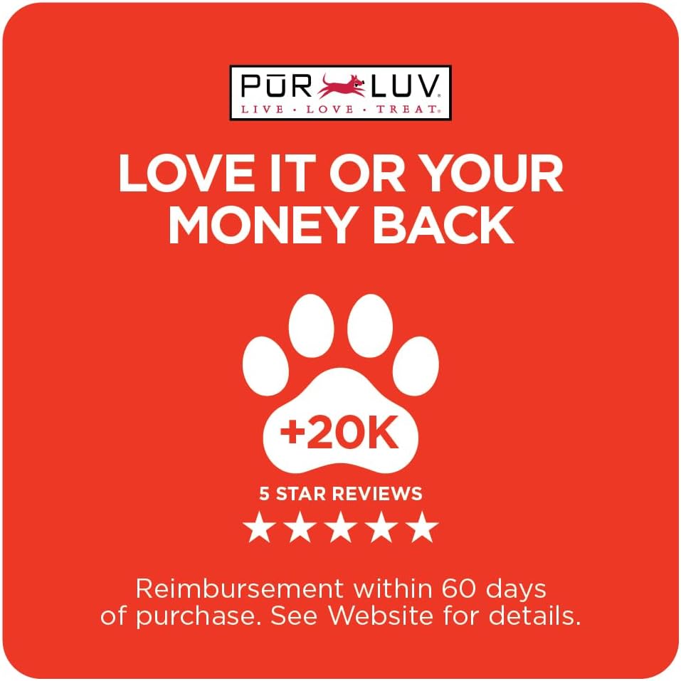 Pur Luv Dog Treats, K9 Kabobs Made with Real Chicken, Duck, and Sweet Potato, 12 Ounces, Dog Snacks, Healthy, Easily Digestible, Long-Lasting, High Protein Treat, Satisfies Urge to Chew