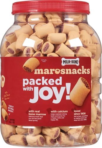 Milk-Bone MaroSnacks Small Dog Treats with Real Bone Marrow, 40 Oz.