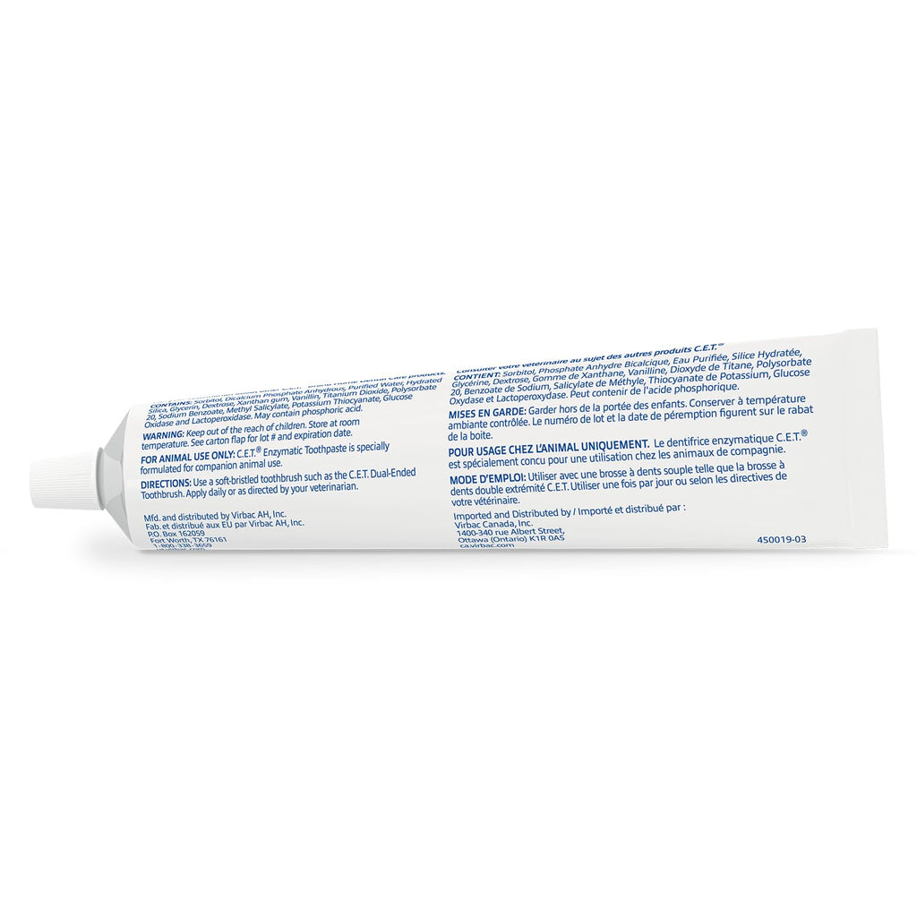 C.E.T. Enzymatic Toothpaste for Dogs and Cats, Poultry, 2.5oz