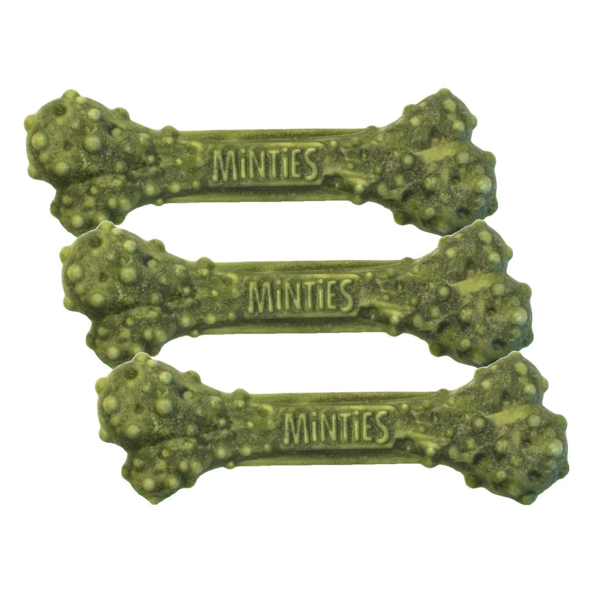 Minties Dental Chews for Dogs, 36 Count, Vet-Recommended Mint-Flavored Dog Treats for Large Breeds Over 50 lbs, Dental Bones Clean Teeth, Fight Bad Breath, Removes Plaque and Tartar