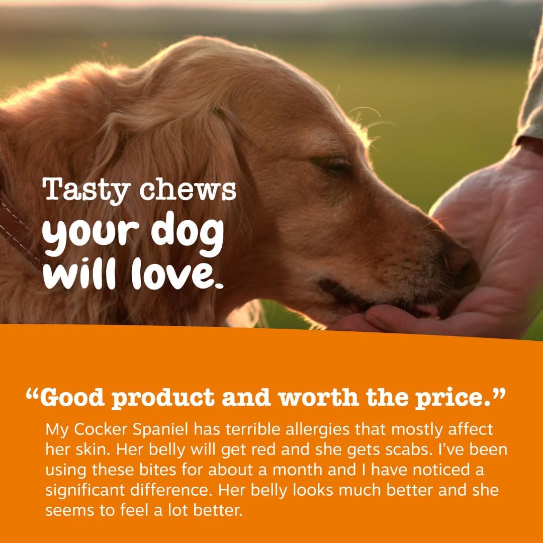 Zesty Paws Dog Allergy Chews - Dog Allergy Relief, Lamb, 90 Ct
