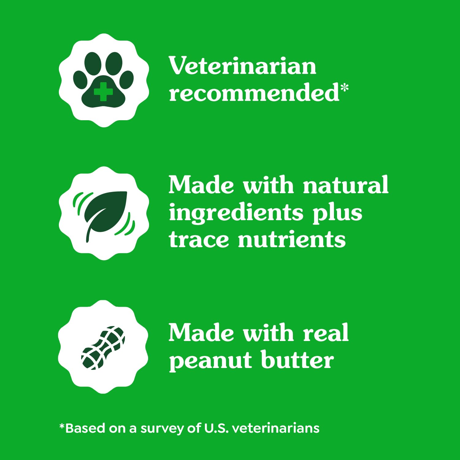 Greenies Pill Pockets Large Size Dog Treats, Peanut Butter, 15.8 oz