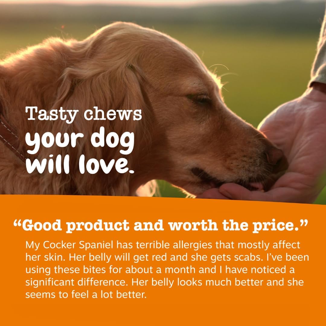 Zesty Paws Dog Allergy Chews - Dog Allergy Relief, Lamb, 90 Ct