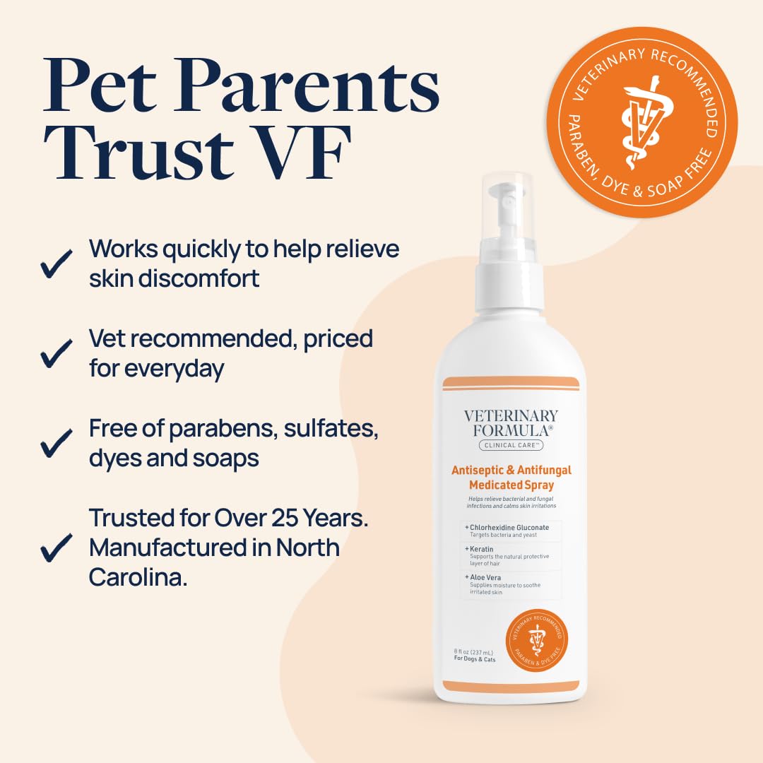 Veterinary Formula Clinical Care Antiseptic & Antifungal Shampoo, 16 oz