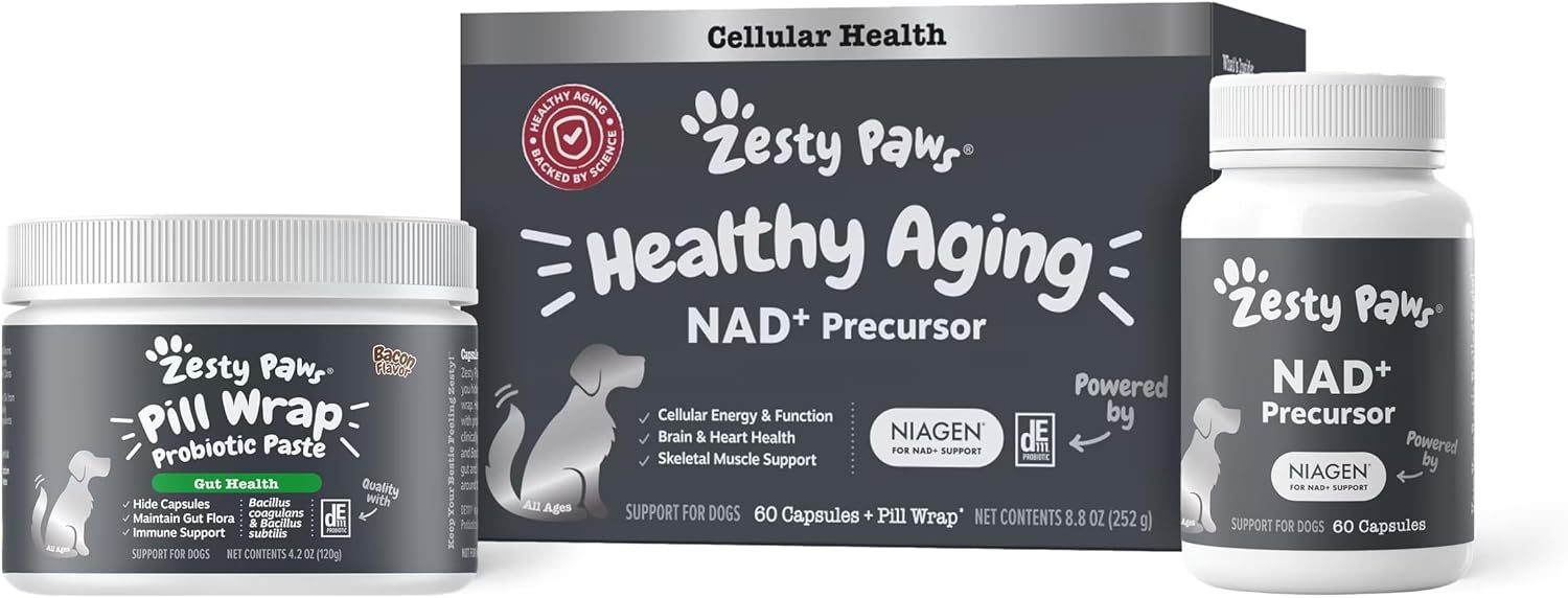 Zesty Paws Dog Vitamins - Dog Multivitamin Chews, Bison, 90 Ct