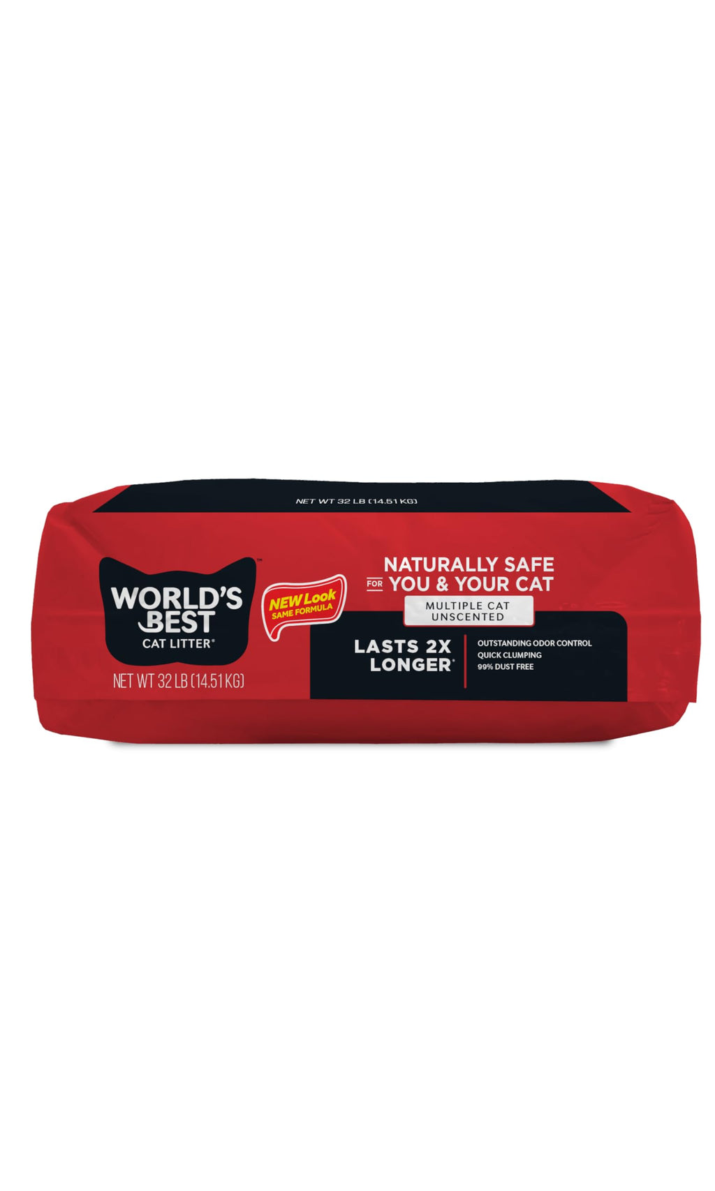 World's Best Cat Litter, Multiple Cat, Unscented, Odor Control, 15 lb Bag