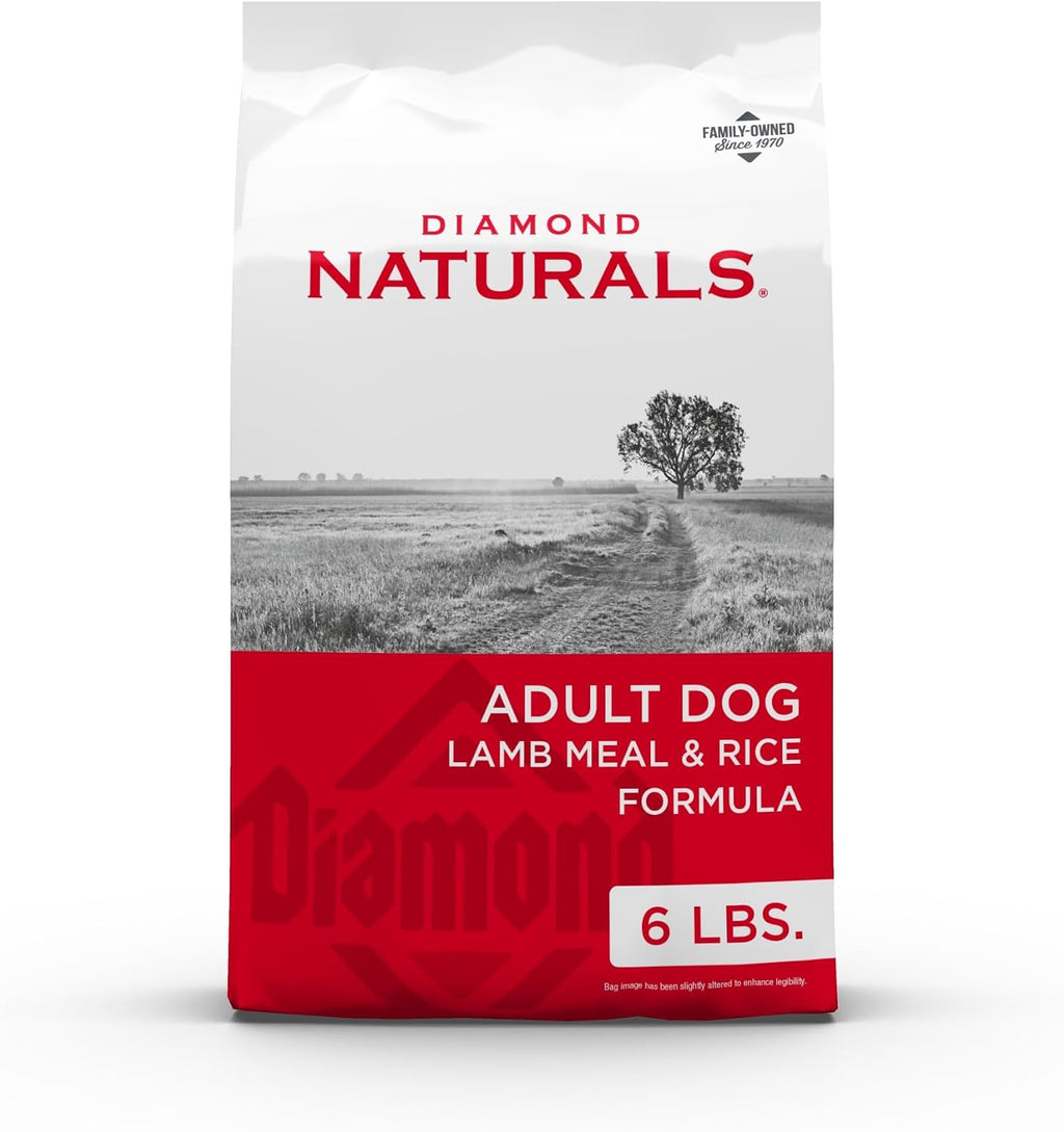 DIAMOND NATURALS Adult Dry Dog Food, Lamb Meal & Rice, 6lb