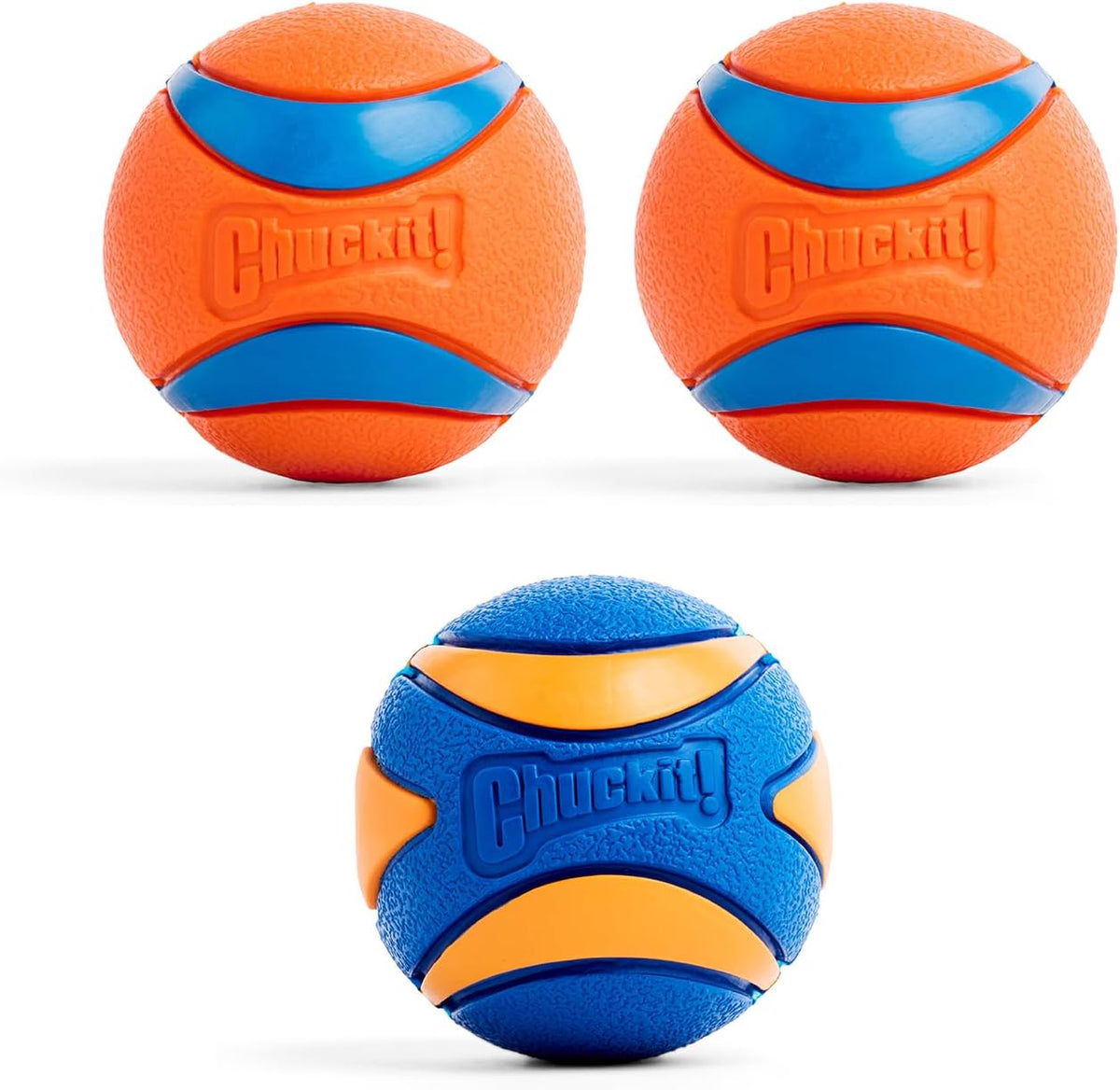 Chuckit! Ultra Ball Dog Toy, Durable Rubber, Medium 2.5-in, 2 Pack