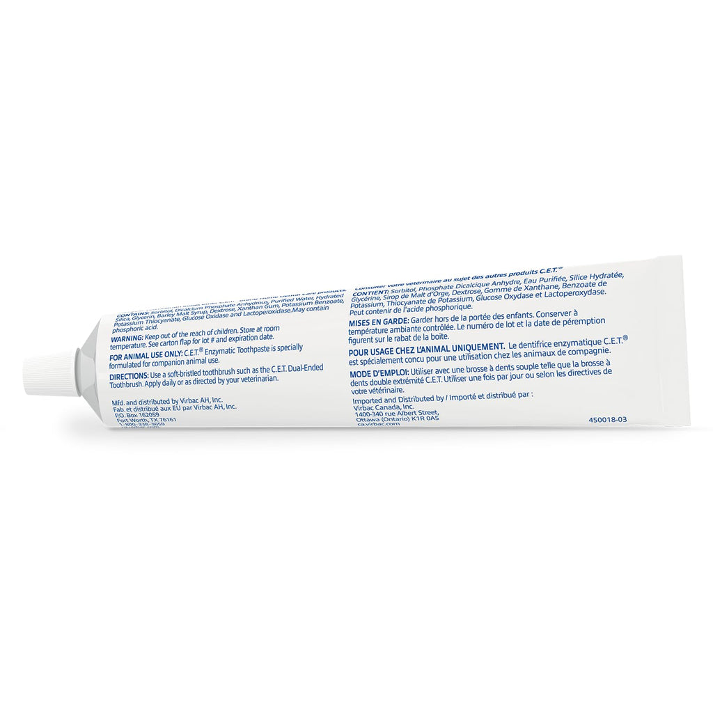 C.E.T. Enzymatic Toothpaste for Dogs and Cats, Poultry, 2.5oz