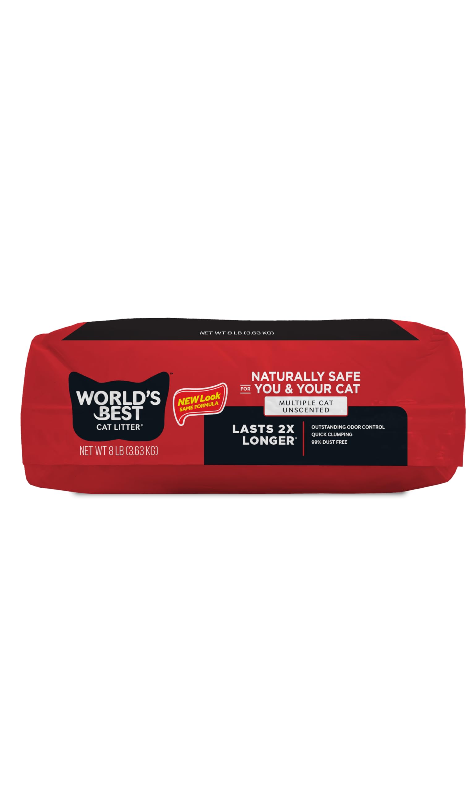 World's Best Cat Litter, Multiple Cat, Unscented, Odor Control, 15 lb Bag