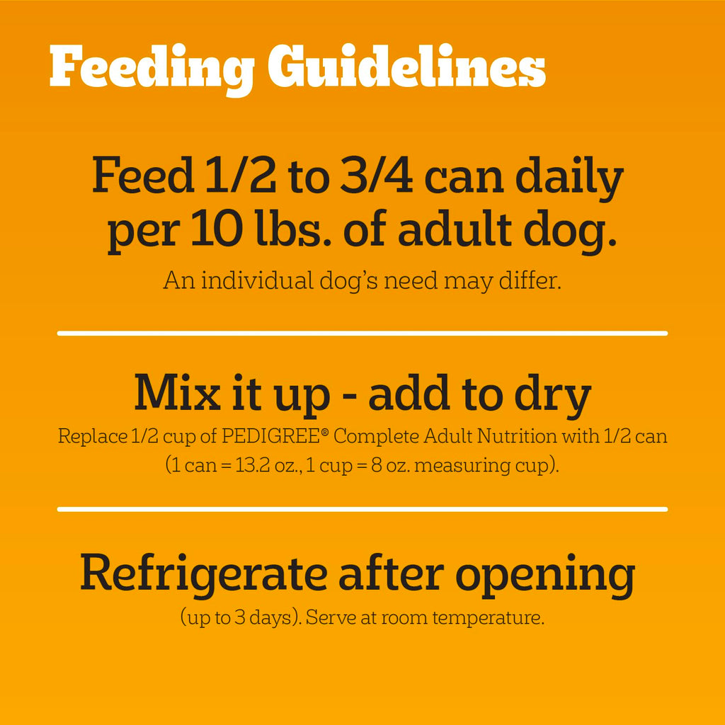 Pedigree Choice Cuts Wet Dog Food, Beef & Country Stew, 13.2 oz, 12 Count