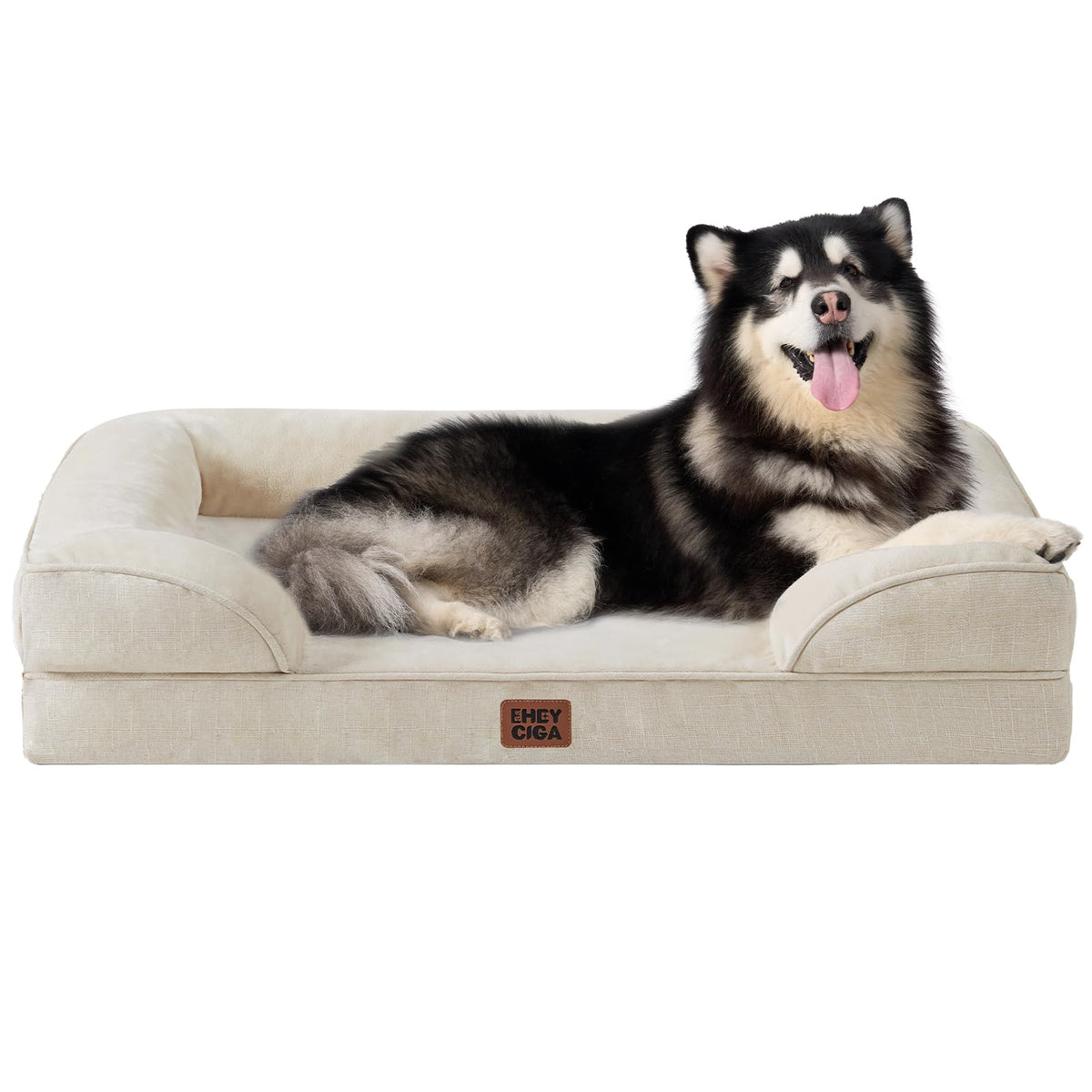 EHEYCIGA Orthopedic Extra Large Dog Bed, Waterproof Washable XL Pet Bed 44"