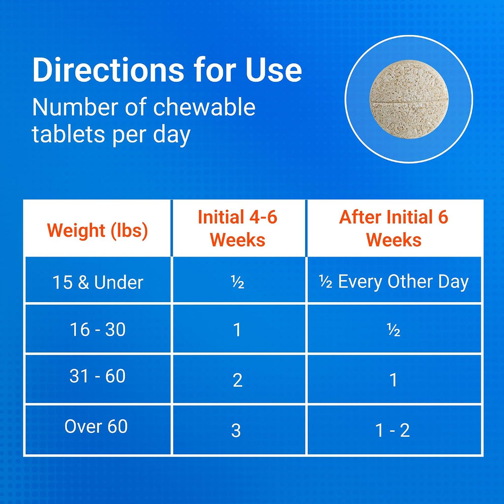 Nutramax Cosequin Joint Supplement for Dogs, Chewable Tablets, 132ct