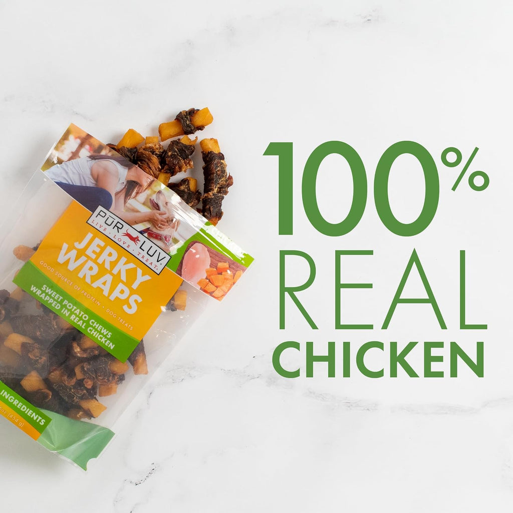Pur Luv Dog Treats, K9 Kabobs Made with Real Chicken, Duck, and Sweet Potato, 12 Ounces, Dog Snacks, Healthy, Easily Digestible, Long-Lasting, High Protein Treat, Satisfies Urge to Chew