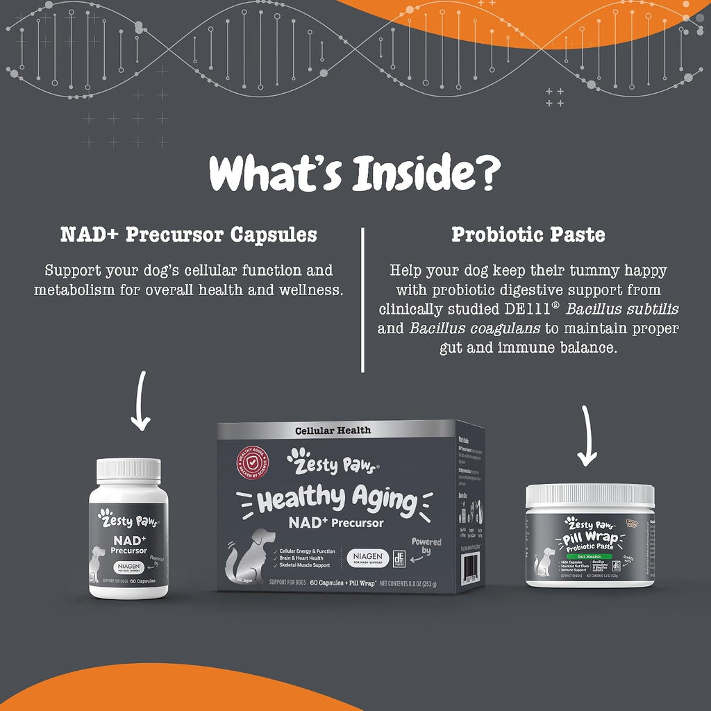 Zesty Paws Dog Vitamins - Dog Multivitamin Chews, Bison, 90 Ct