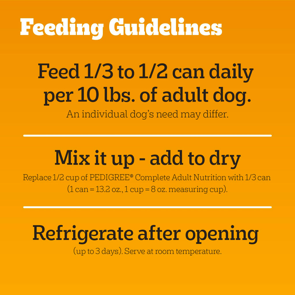 Pedigree Choice Cuts Wet Dog Food, Beef & Country Stew, 13.2 oz, 12 Count