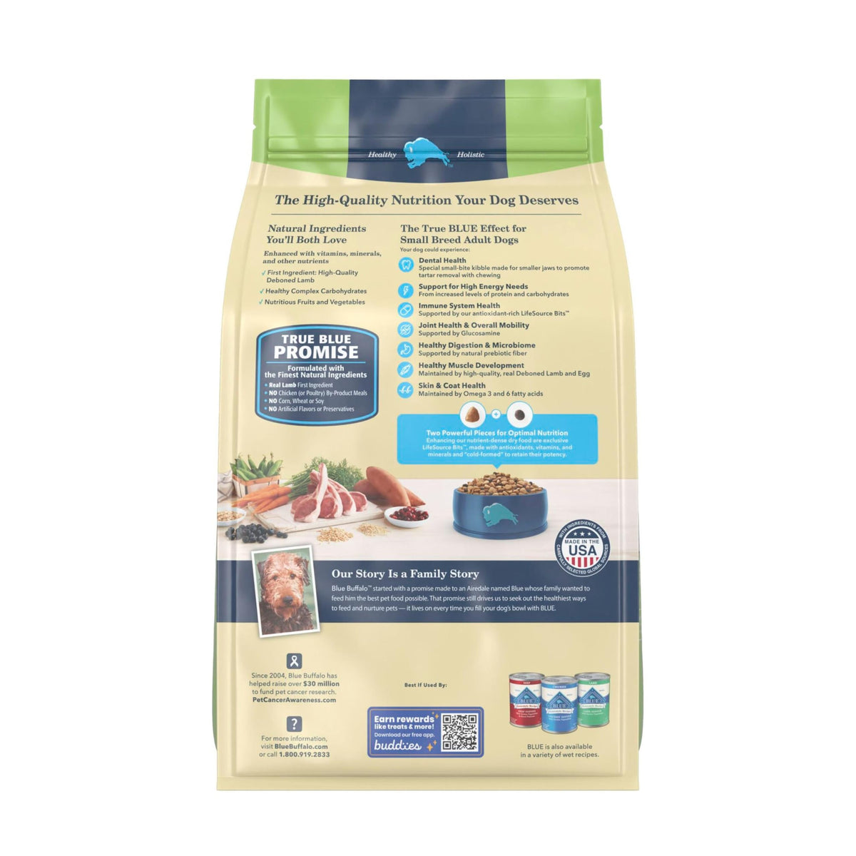 Blue Buffalo Life Protection Formula Chicken Small Breed Dry Dog Food, 5 lb
