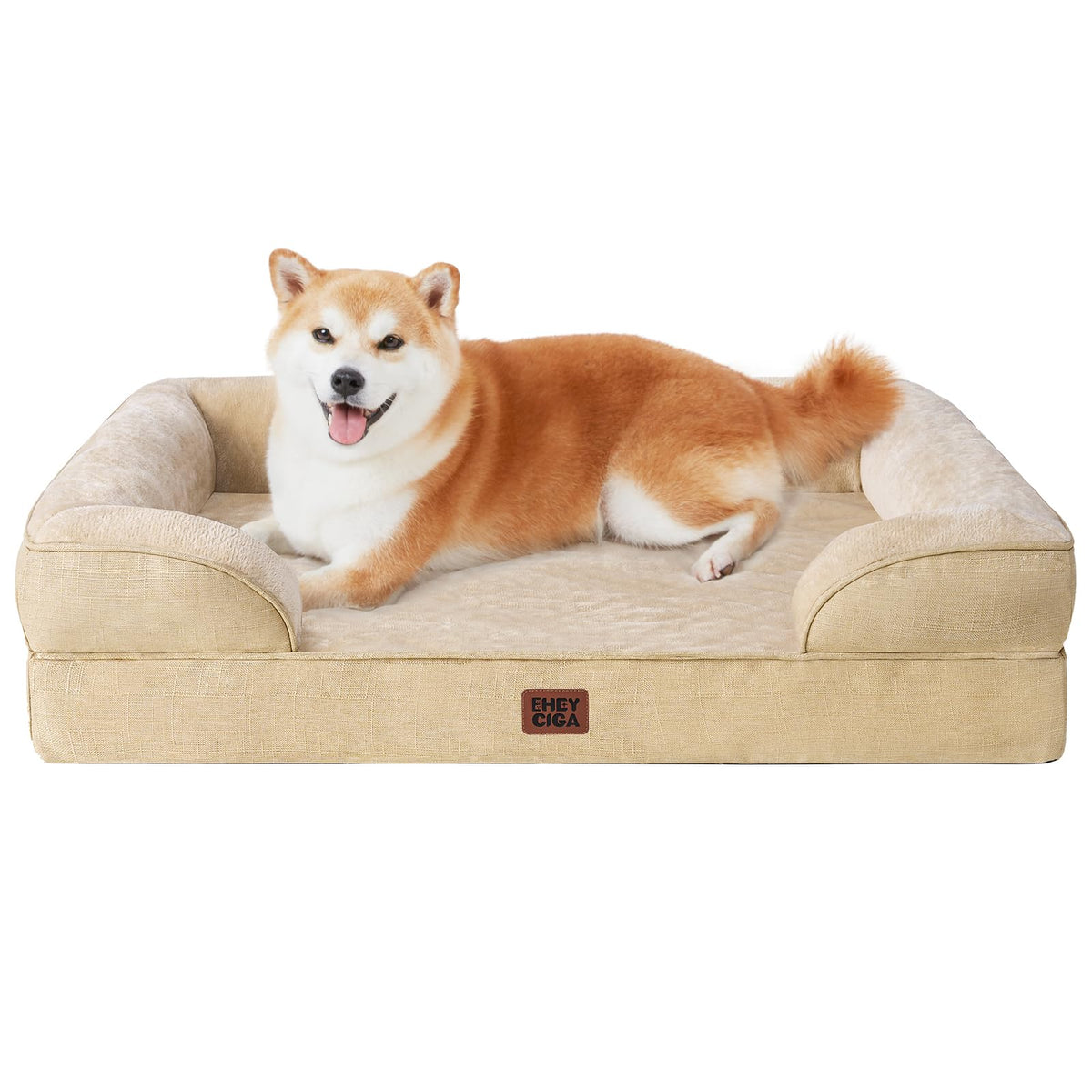 EHEYCIGA Orthopedic Extra Large Dog Bed, Waterproof Washable XL Pet Bed 44"