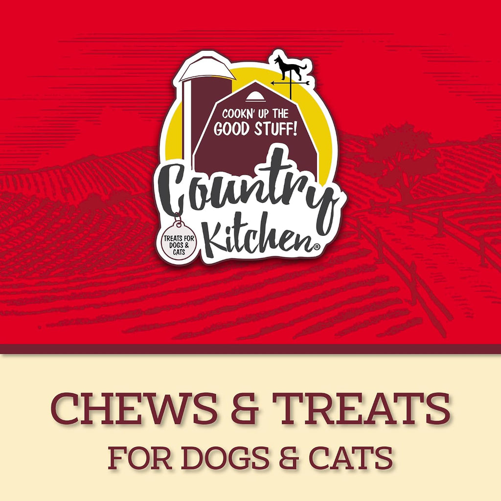 Country Kitchen Rawhide Free, Beef Twists Dog Chews, 9 Count (Pack of 12)