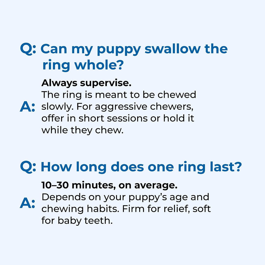 N-Bone Puppy Teething Rings, Chicken Flavor, Natural Puppy Teething Chews & Chew Treats, Helps Soothe Teething Gums, Calcium Enriched, 6 Rings