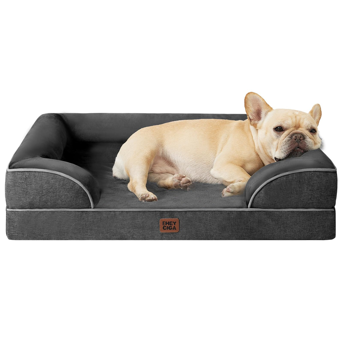 EHEYCIGA Orthopedic Extra Large Dog Bed, Waterproof Washable XL Pet Bed 44"