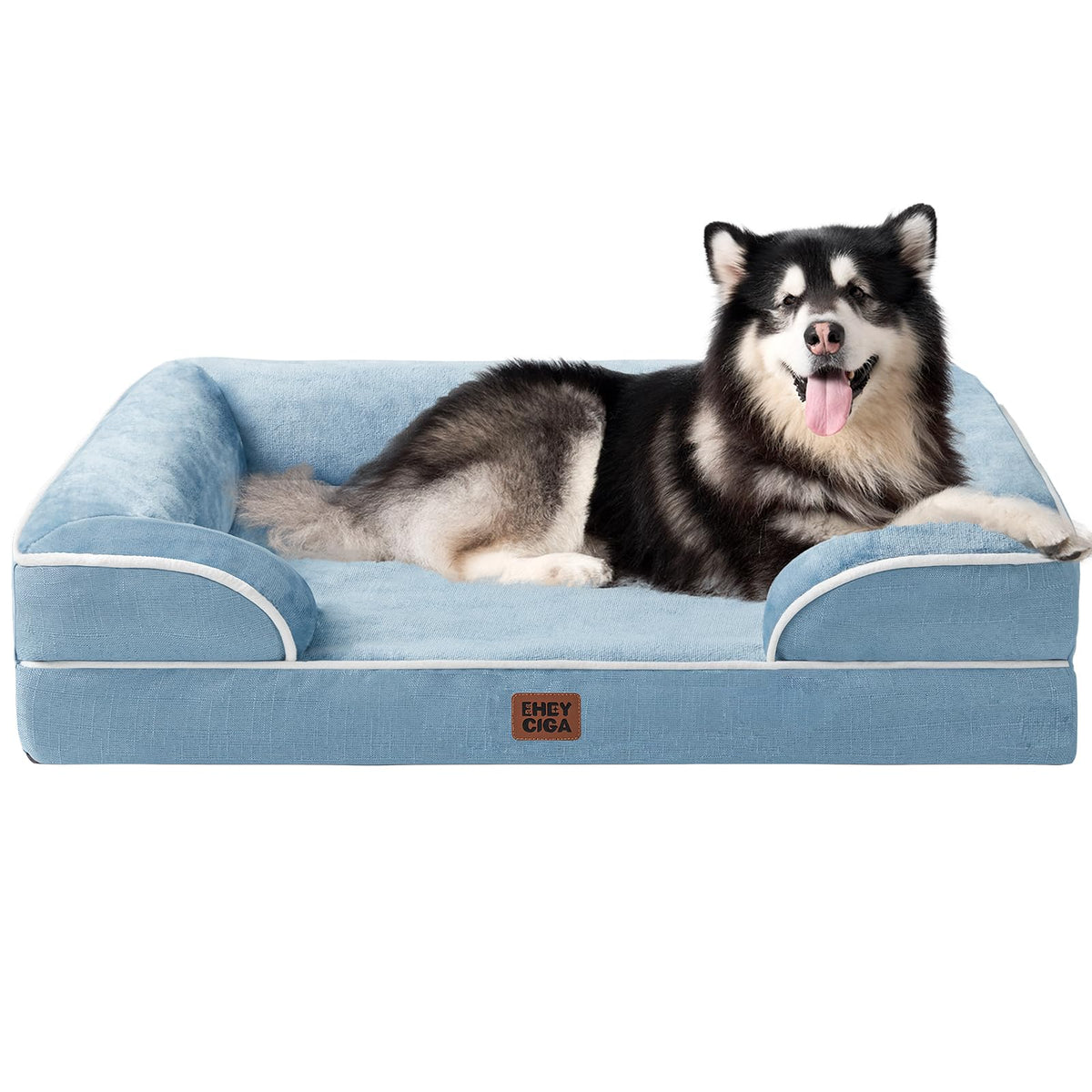 EHEYCIGA Orthopedic Extra Large Dog Bed, Waterproof Washable XL Pet Bed 44"