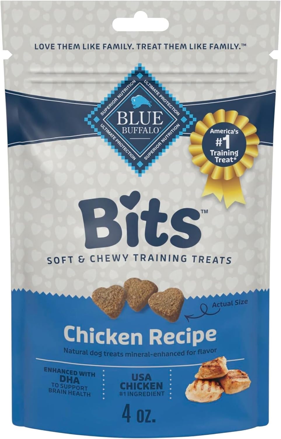 Blue Buffalo Bits Chicken Training Treats, 19 oz