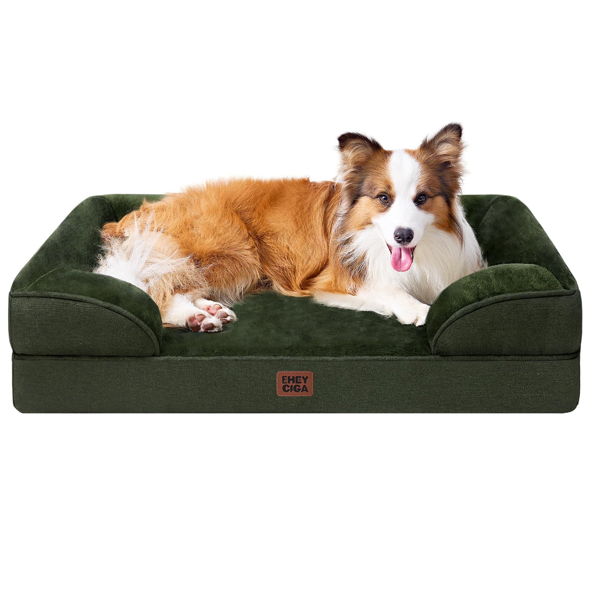 EHEYCIGA Orthopedic Extra Large Dog Bed, Waterproof Washable XL Pet Bed 44"