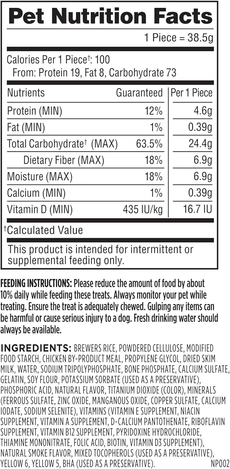 Milk-Bone Brushing Chews, Small/Medium, Original Flavor, 35 Dental Treats