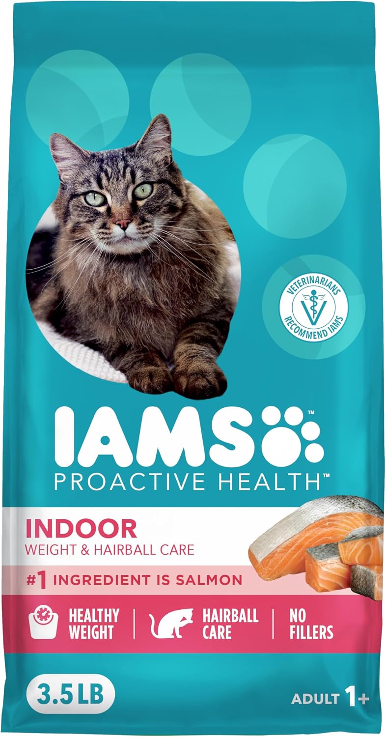 IAMS Proactive Health Indoor Dry Cat Food, Chicken & Turkey, 7 lb