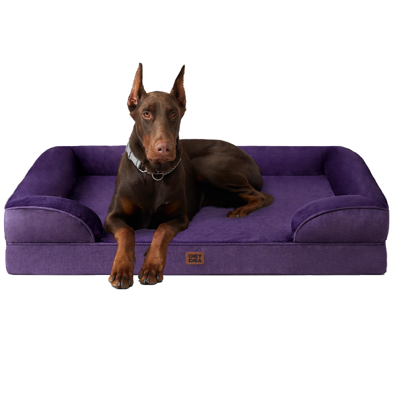 EHEYCIGA Orthopedic Extra Large Dog Bed, Waterproof Washable XL Pet Bed 44"