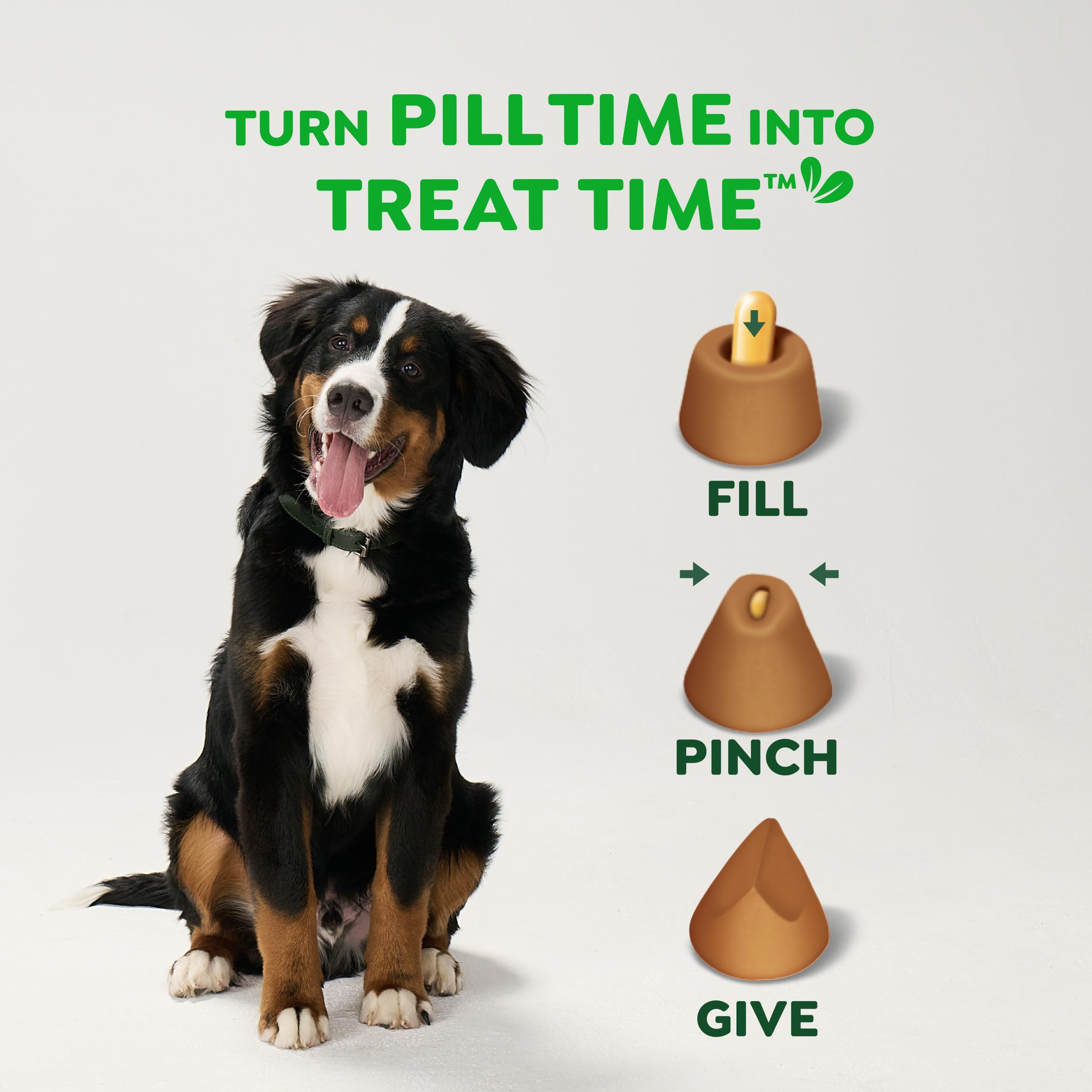 Greenies Pill Pockets Large Size Dog Treats, Peanut Butter, 15.8 oz