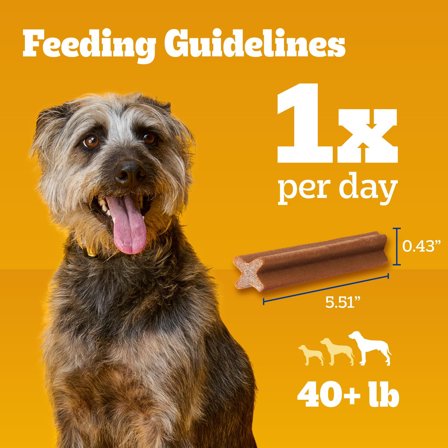 Pedigree Dentastix Large Breed Dental Dog Treats, Fresh, 36 Count