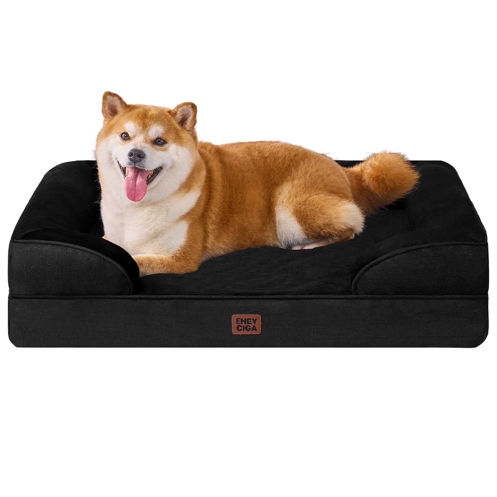 EHEYCIGA Orthopedic Extra Large Dog Bed, Waterproof Washable XL Pet Bed 44"