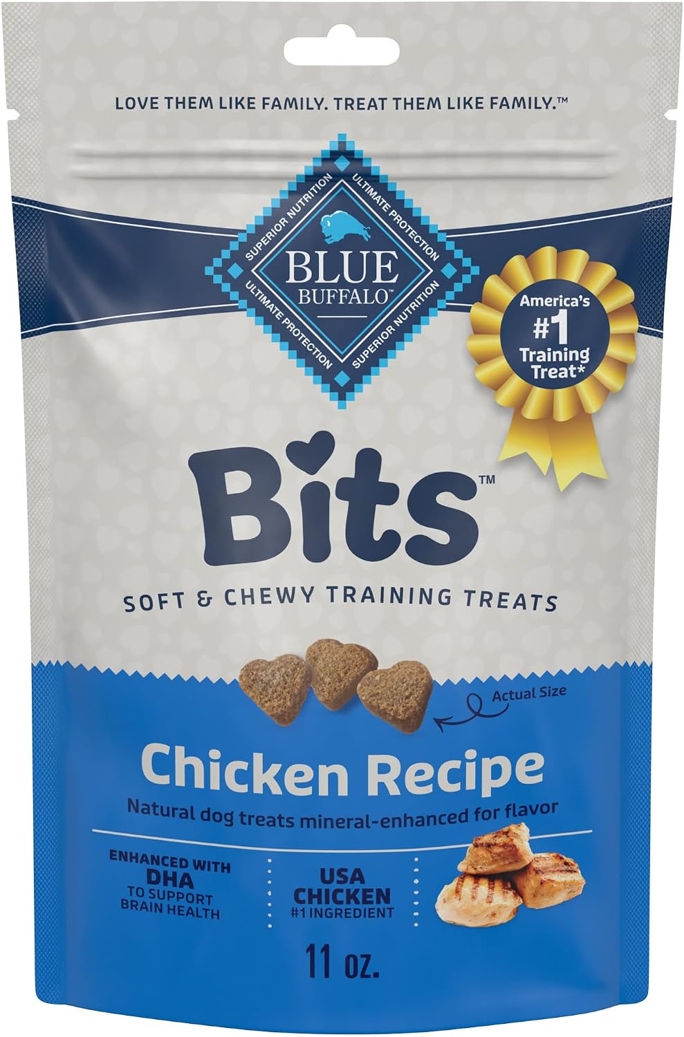 Blue Buffalo Bits Chicken Training Treats, 19 oz