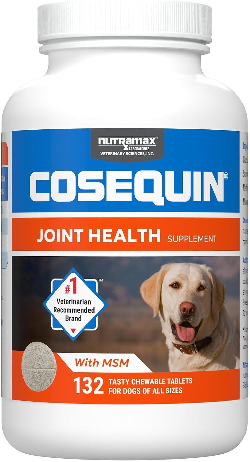 Nutramax Cosequin Joint Supplement for Dogs, Chewable Tablets, 132ct
