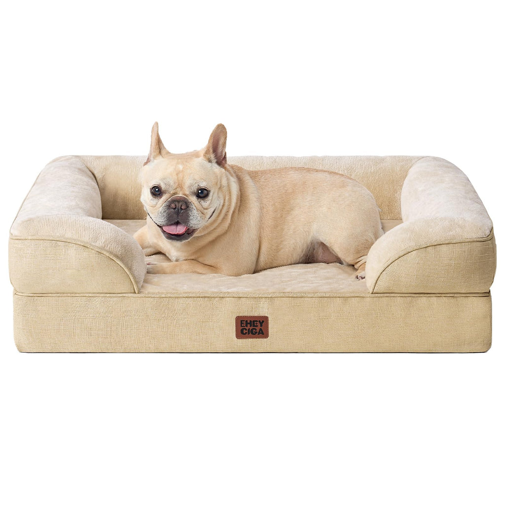 EHEYCIGA Orthopedic Extra Large Dog Bed, Waterproof Washable XL Pet Bed 44"