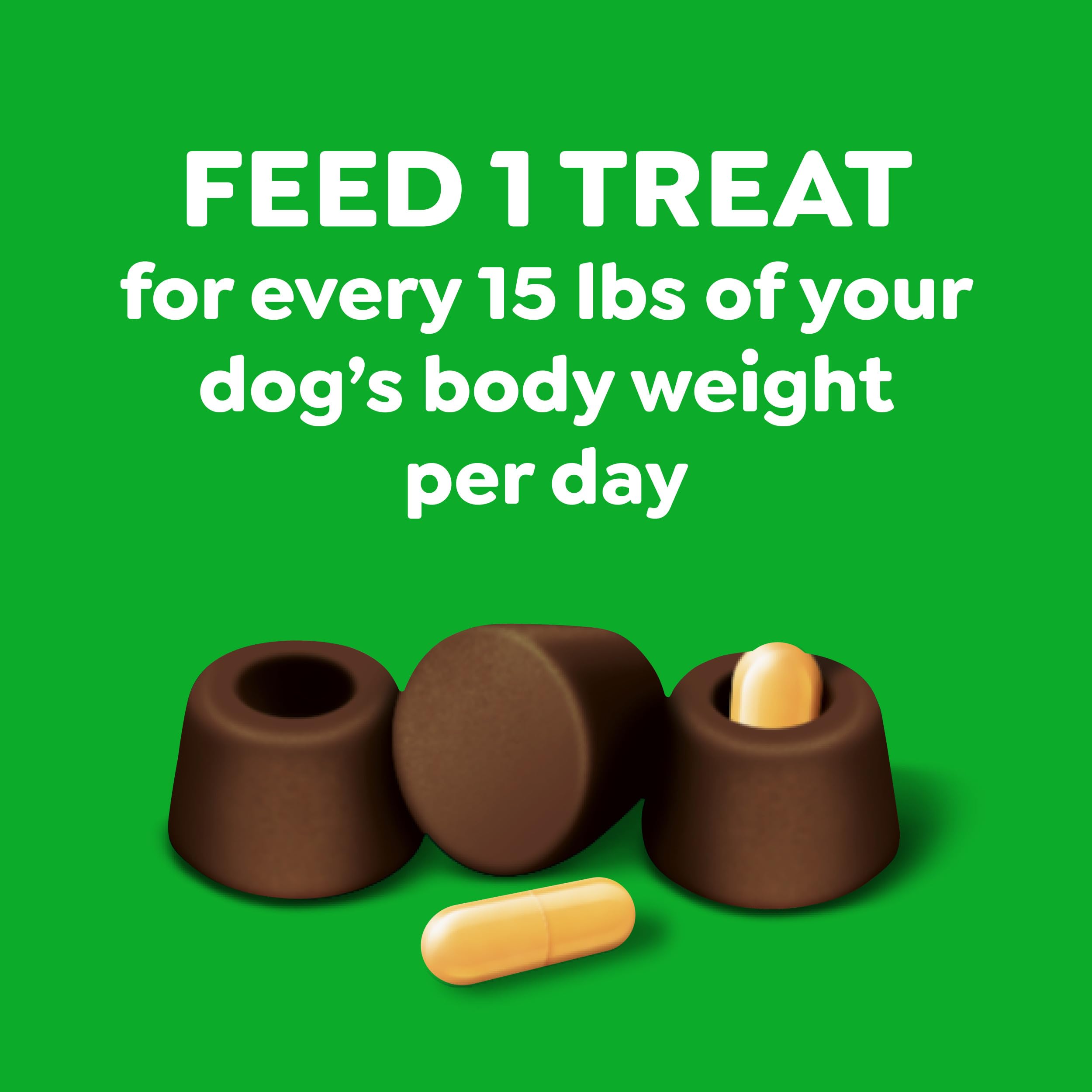 Greenies Pill Pockets Large Size Dog Treats, Peanut Butter, 15.8 oz