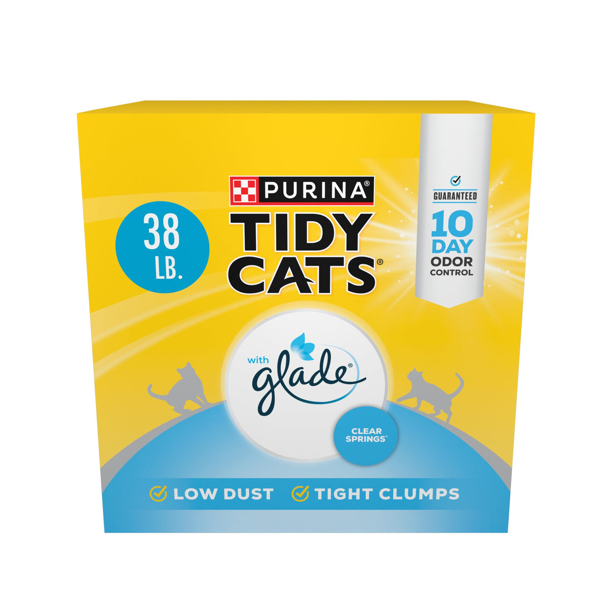 Purina Tidy Cats Clumping Cat Litter, Glade Clear Springs, 16 lb