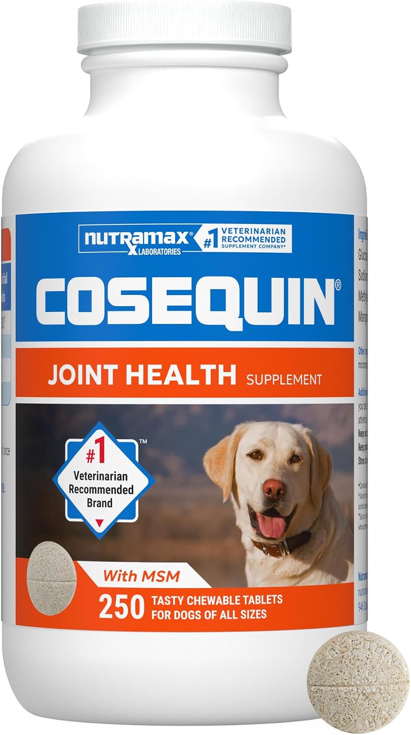 Nutramax Cosequin Joint Supplement for Dogs, Chewable Tablets, 132ct