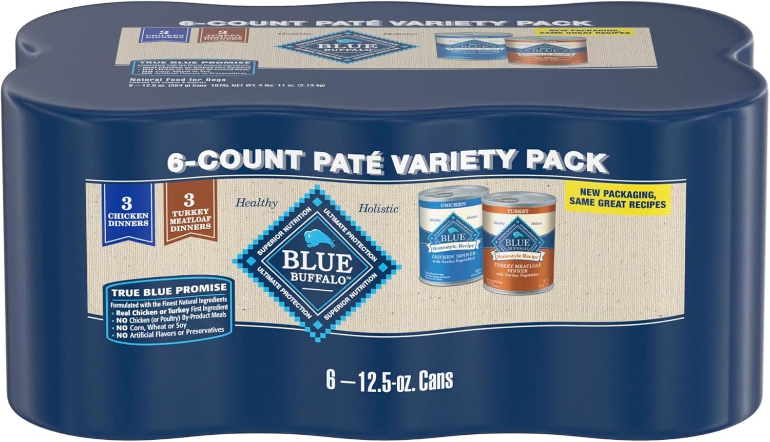 Blue Buffalo Homestyle Recipe Chicken Adult Wet Dog Food, 12.5 oz, 12 ct
