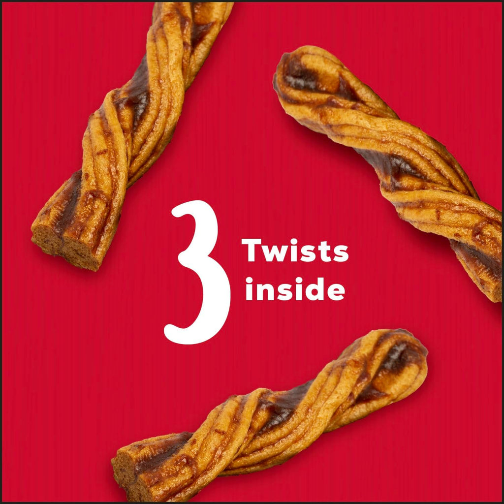 Country Kitchen Rawhide Free, Beef Twists Dog Chews, 9 Count (Pack of 12)